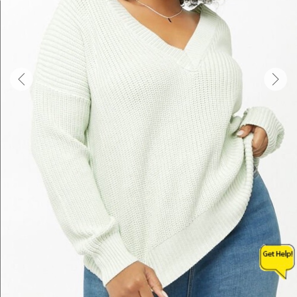 Forever 21 Ribbed Sweater in Mint NWT